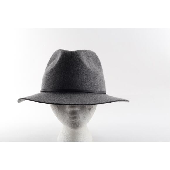 Brixton Women’s Welsey Fedora Hat Gray Wool Medium Classic Chic Style Size M main image 6